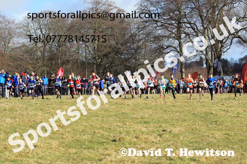 Boys under-13s Start Fitness NEHL, Alnwick, Northumberland. Photo: David T. Hewitson/Sports for All Pics